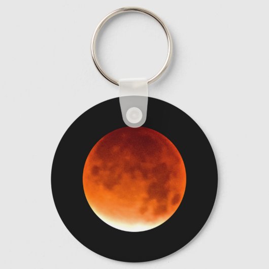 Porte-clés Lune rouge se levant (Recto)
