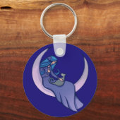 Porte-clés Lune Sorcière LuneEnfant Pagan Wicca (Recto)