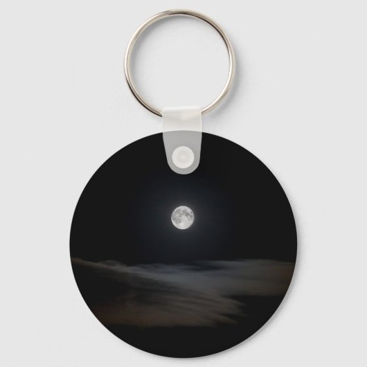 Porte-clés Lune sur les nuages (Recto)