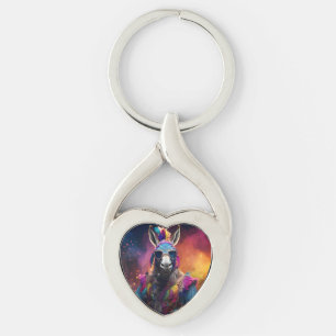 Porte-clés Lunettes bleues Funky Donkey