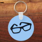 Porte-clés Lunettes de nerd cool (Recto)