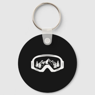 Porte-clés Lunettes de Ski Snowboard Ski Neige Sports d'Hiver