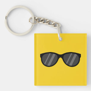Porte-clés Lunettes de soleil de dessin cool
