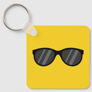 Porte-clés Lunettes de soleil de dessin cool