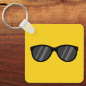 Porte-clés Lunettes de soleil de dessin cool (Recto)