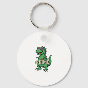 Porte-clés Lunettes de soleil dinosaure vintage Prime Cartoon