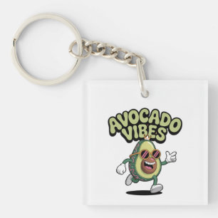 Porte-clés Lunettes de soleil drôles Avocat