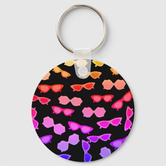 Porte-clés Lunettes de soleil hippie (Verso)
