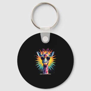 Porte-clés Lunettes de soleil vintage girafe drôle Animal afr