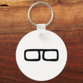 Porte-clés Lunettes de vue nerd (Recto)
