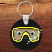 Porte-clés Lunettes jaunes (Recto)