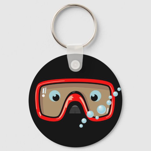 Porte-clés Lunettes rouges (Recto)