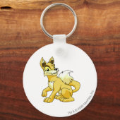 Porte-clés Lupe jaune (Recto)