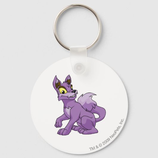 Porte-clés Lupe violet (Recto)