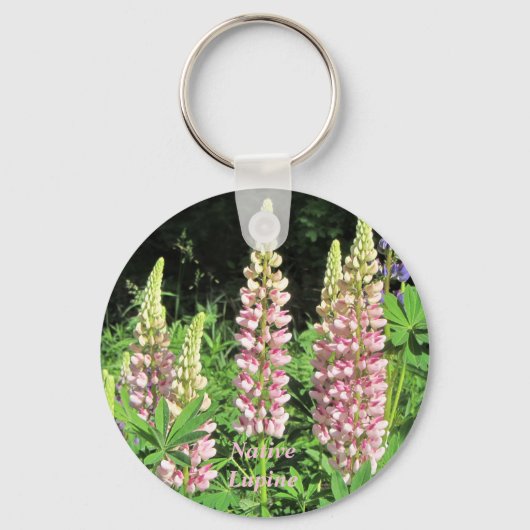 Porte-clés Lupine rose du Minnesota (Recto)
