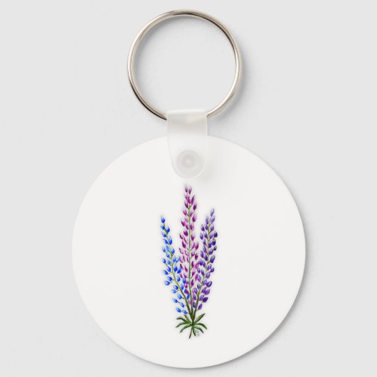 Porte-clés Lupins de Nouvelle-Écosse (Recto)