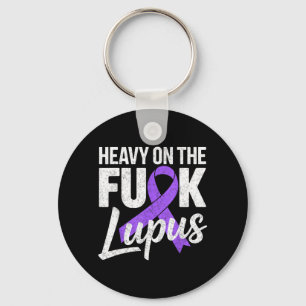 Porte-clés Lupus sensibilisation lourde Sle Fighter Violet