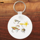 Porte-clés Lures de pêche à la mouche (Recto)