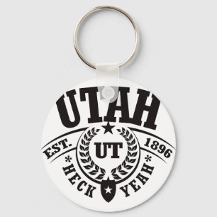 Porte-clés L'Utah, estacade à claire-voie ouais, est. 1896