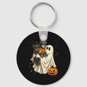 Porte-clés Lutin de chien Schnauzer miniature Halloween