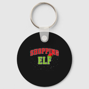 Porte-clés Lutin de shopping Noël Famille assortie Groupe Xma