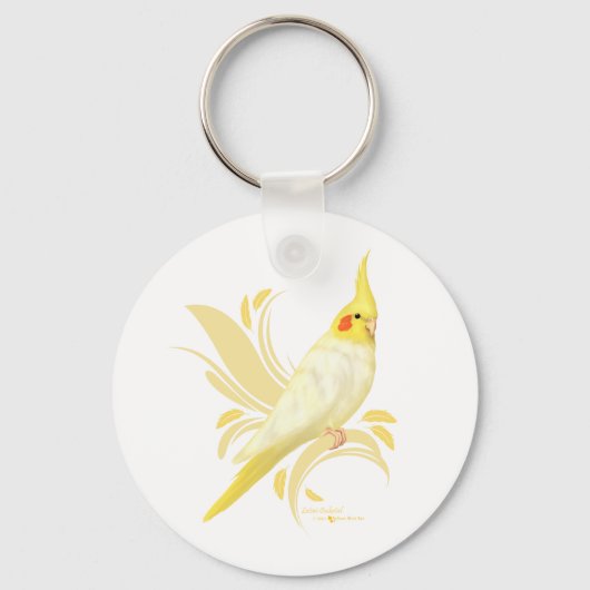 Porte-clés Lutino Cockatiel (Recto)