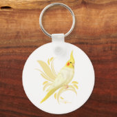 Porte-clés Lutino Cockatiel (Recto)