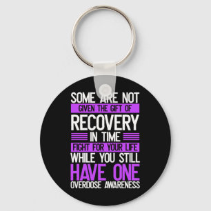 Porte-clés Lutte contre la surdose Abus de drogue au ruban po