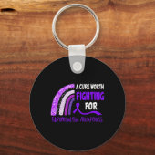 Porte-clés Lutte Pour La Sensibilisation À La Fibromyalgie (Recto)