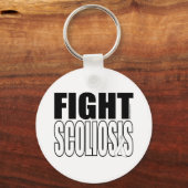 Porte-clés Lutter contre la scoliose (Recto)