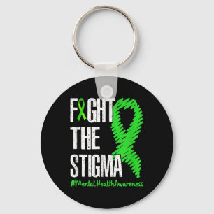 Porte-clés Lutter contre la Stigma Green Ribbon Mental Health