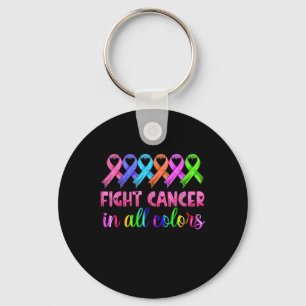 Porte-clés Lutter contre le cancer dans toutes les couleurs S