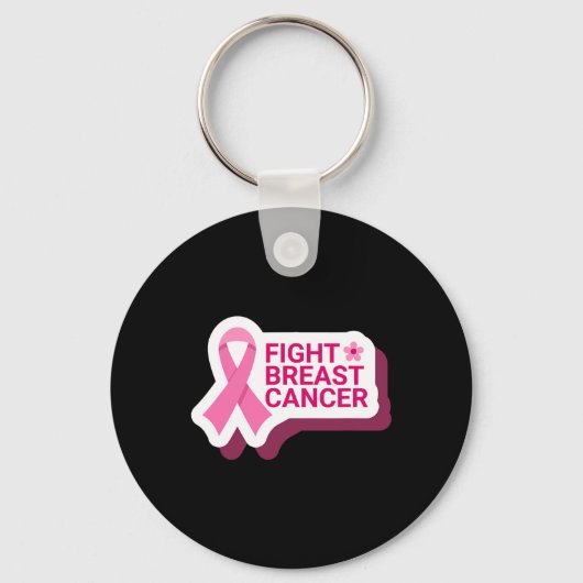 Porte-clés Lutter contre le cancer du sein (Recto)