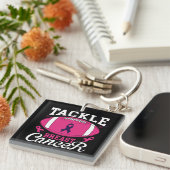 Porte-clés lutter contre le cancer du sein (Devant Droit)