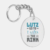 Porte-clés Lutz Aller à la patinoire Figure Skating Men (Devant gauche)