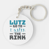 Porte-clés Lutz Aller à la patinoire Figure Skating Men (Dos)