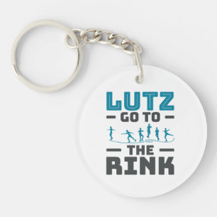 Porte-clés Lutz Aller à la patinoire Figure Skating Men