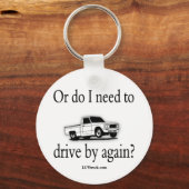 Porte-clés Luv Camion Logo Marchandises (Recto)