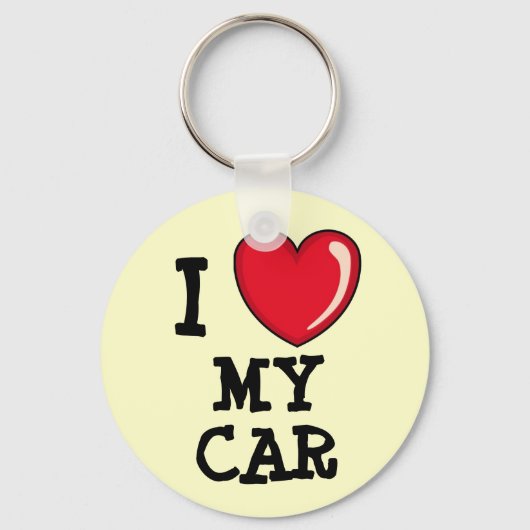 Porte-clés Luv My Car ! (Recto)