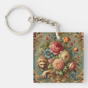Porte-clés Luxe - Design floral gothique