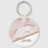 Porte-clés Luxe Marble Rose Gold (Recto)