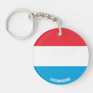 Porte-clés Luxembourg Drapeau charmant patriotique