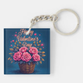 Porte-clés Luxury Floral Beautiful Love Popular Collection (Dos)