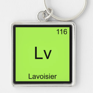 Porte-clés Lv - Lavoisier T-shirt drôle de symbole d'élément