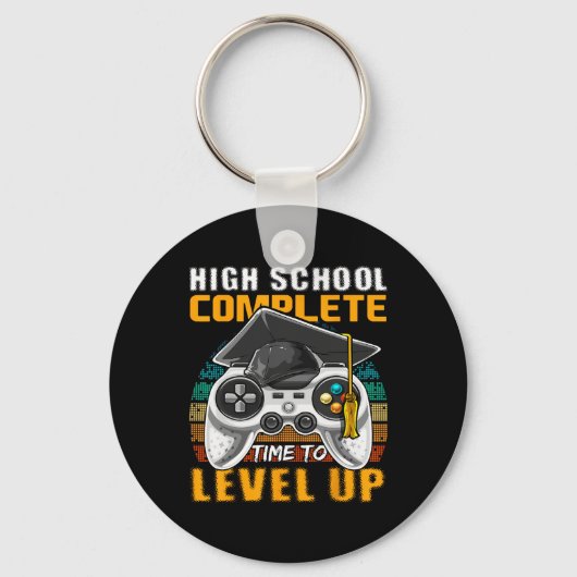 Porte-clés Lycée Complet Vidéo Jeu Diplôme Supérieur (Recto)