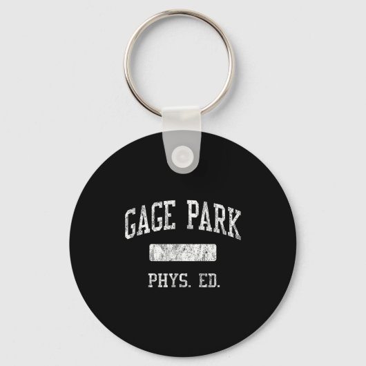 Porte-clés Lycée Gage park hs chicago il éducation physique  (Recto)