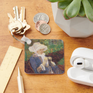 Porte-clés Lydia Brodant au Jardin de Marly, Mary Cassatt