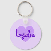 Porte-clés Lydia en violet (Recto)