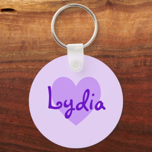 Porte-clés Lydia en violet (Recto)