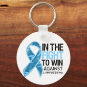 Porte-clés Lymphedema - Lutte pour gagner (Recto)